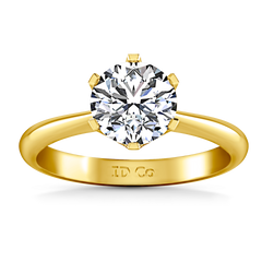 Solitaire Engagement Ring Tresa  14K Yellow Gold