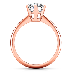 Solitaire Engagement Ring Tresa  14K Rose Gold