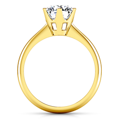 Solitaire Engagement Ring Tresa  14K Yellow Gold