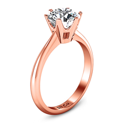 Solitaire Engagement Ring Tresa  14K Rose Gold