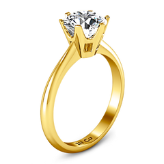 Solitaire Engagement Ring Tresa  14K Yellow Gold