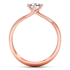 Solitaire Engagement Ring Wisteria 14K Rose Gold
