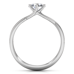 Solitaire Engagement Ring Wisteria 14K White Gold
