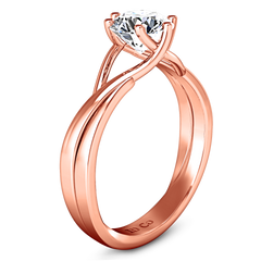 Solitaire Engagement Ring Wisteria 14K Rose Gold