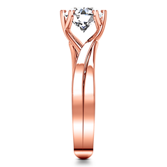Solitaire Engagement Ring Wisteria 14K Rose Gold