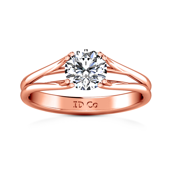 Solitaire Engagement Ring Adagio 14K Rose Gold
