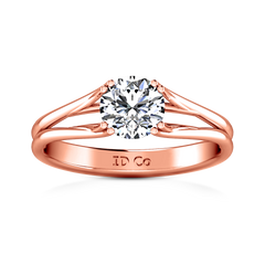 Solitaire Engagement Ring Adagio 14K Rose Gold