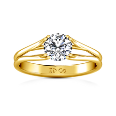 Solitaire Engagement Ring Adagio 14K Yellow Gold