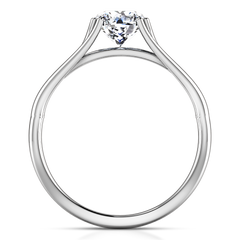 Solitaire Engagement Ring Adagio 14K White Gold