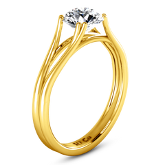 Solitaire Engagement Ring Adagio 14K Yellow Gold