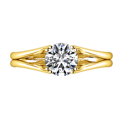 Solitaire Engagement Ring Adagio 14K Yellow Gold