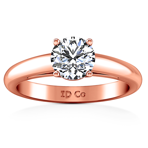 Solitaire Engagement Ring Avant 14K Rose Gold