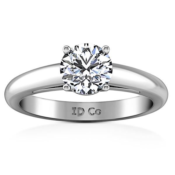 Solitaire Engagement Ring Avant 14K White Gold