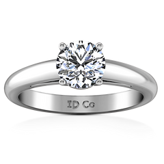 Solitaire Engagement Ring Avant 14K White Gold