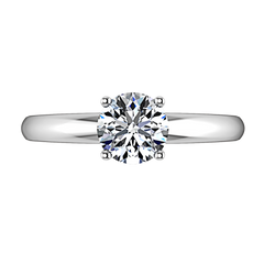 Solitaire Engagement Ring Avant 14K White Gold