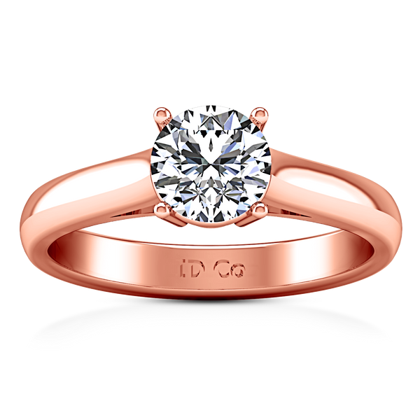 Solitaire Engagement Ring Chiara 14K Rose Gold