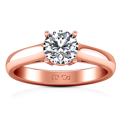 Solitaire Engagement Ring Chiara 14K Rose Gold