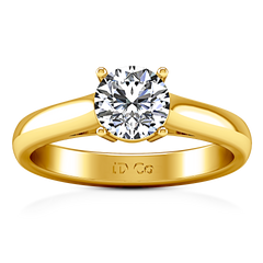 Solitaire Engagement Ring Chiara 14K Yellow Gold