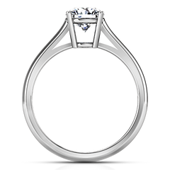 Solitaire Engagement Ring Chiara 14K White Gold