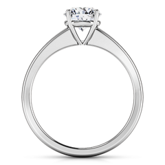 Solitaire Engagement Ring Nuovo 14K White Gold