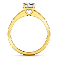 Solitaire Engagement Ring Nuovo 14K Yellow Gold