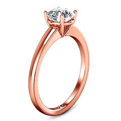 Solitaire Engagement Ring Nuovo 14K Rose Gold