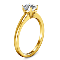 Solitaire Engagement Ring Nuovo 14K Yellow Gold