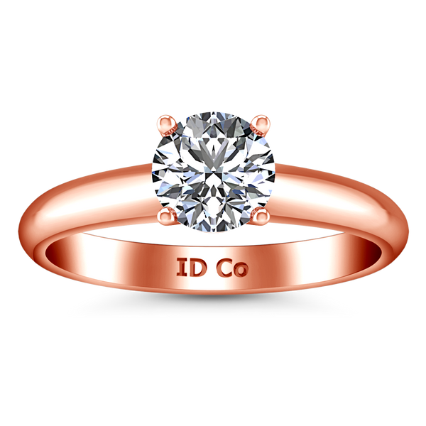 Solitaire Engagement Ring Carys 14K Rose Gold