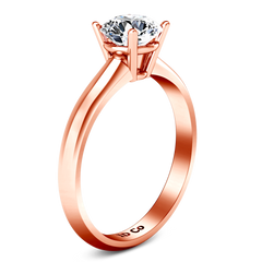 Solitaire Engagement Ring Carys 14K Rose Gold