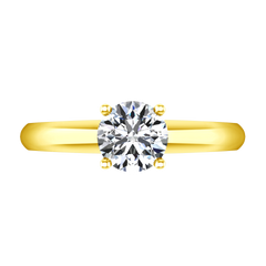 Solitaire Engagement Ring Carys 14K Yellow Gold