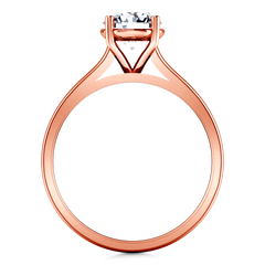 Solitaire Engagement Ring Valse  14K Rose Gold