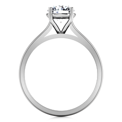 Solitaire Engagement Ring Valse  14K White Gold