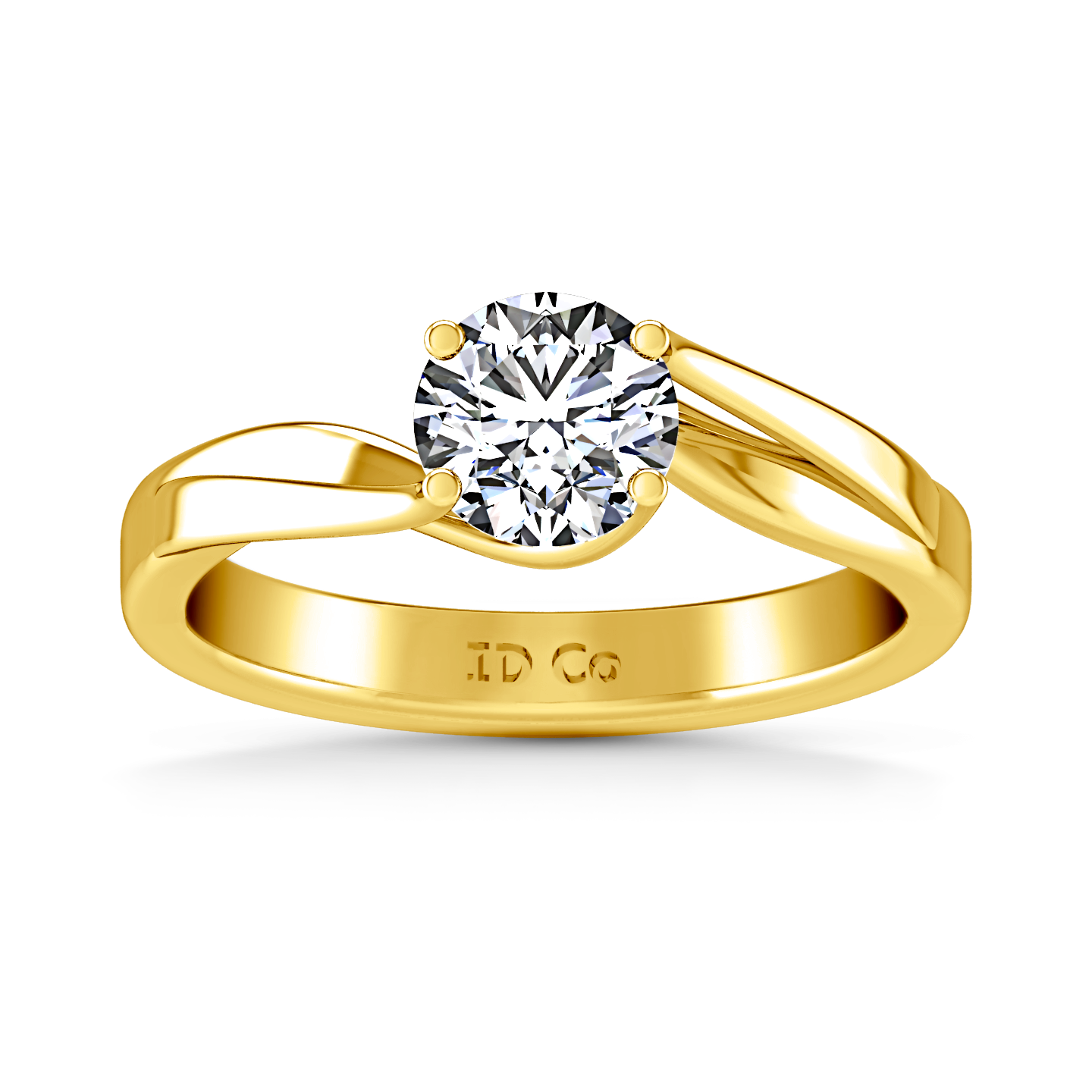 9ct white gold sales solitaire engagement ring