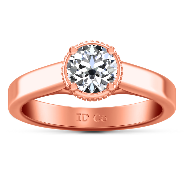 Solitaire Engagement Ring Carina  14K Rose Gold