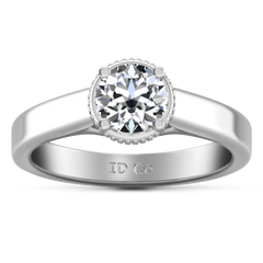 Solitaire Engagement Ring Carina  14K White Gold