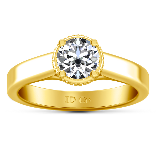 Solitaire Engagement Ring Carina  14K Yellow Gold