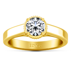 Solitaire Engagement Ring Carina  14K Yellow Gold