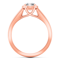 Solitaire Engagement Ring Carina  14K Rose Gold