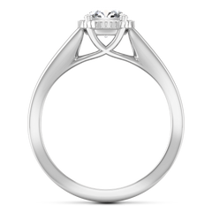 Solitaire Engagement Ring Carina  14K White Gold