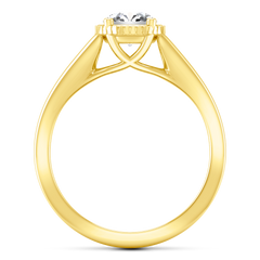 Solitaire Engagement Ring Carina  14K Yellow Gold