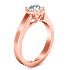 Solitaire Engagement Ring Carina  14K Rose Gold