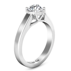 Solitaire Engagement Ring Carina  14K White Gold