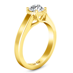 Solitaire Engagement Ring Carina  14K Yellow Gold