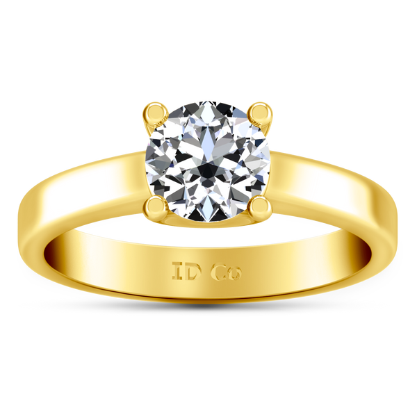 Solitaire Engagement Ring Amira 14K Yellow Gold