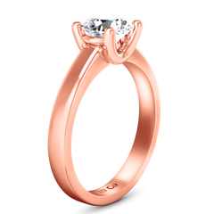 Solitaire Engagement Ring Amira 14K Rose Gold