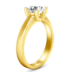 Solitaire Engagement Ring Amira 14K Yellow Gold