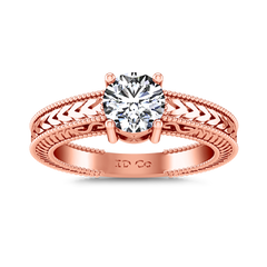 Solitaire Engagement Ring Kensington 14K Rose Gold