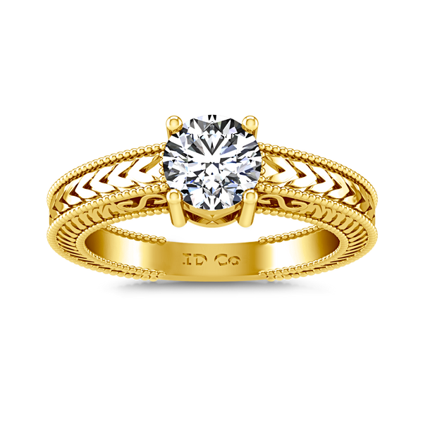 Solitaire Engagement Ring Kensington 14K Yellow Gold