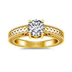 Solitaire Engagement Ring Kensington 14K Yellow Gold