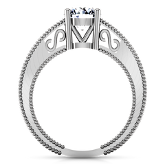 Solitaire Engagement Ring Kensington 14K White Gold